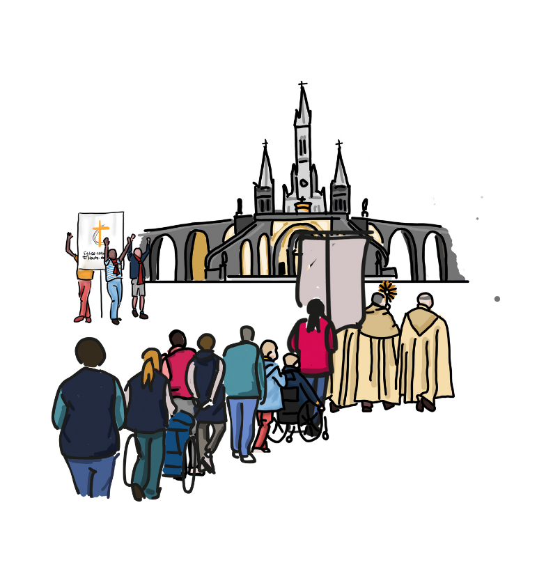 Image - Pèlerinage de Lourdes 2024