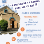 Image - 15 ans de la Maison de la Parole